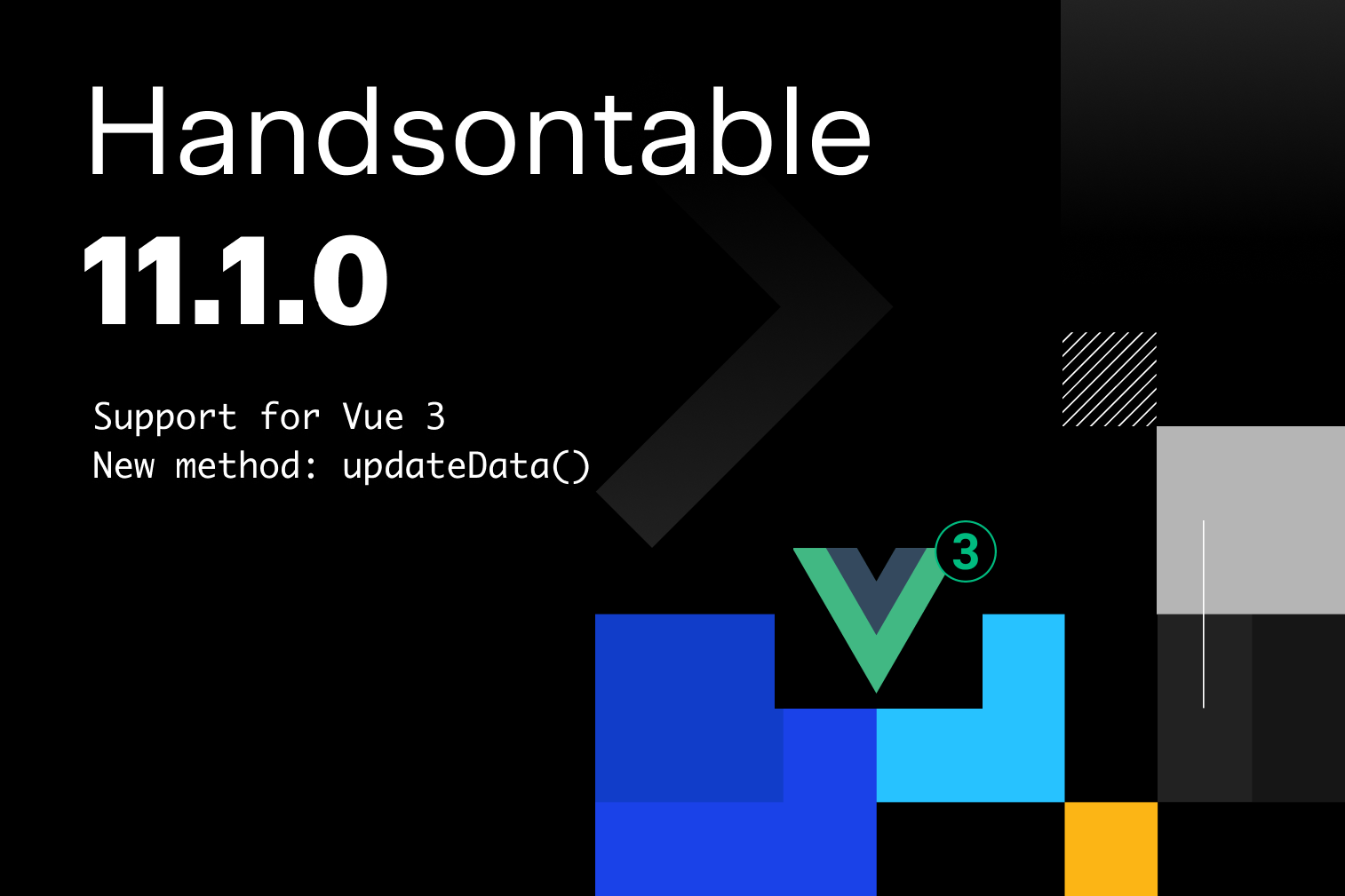 Handsontable 11.1.0 illustration