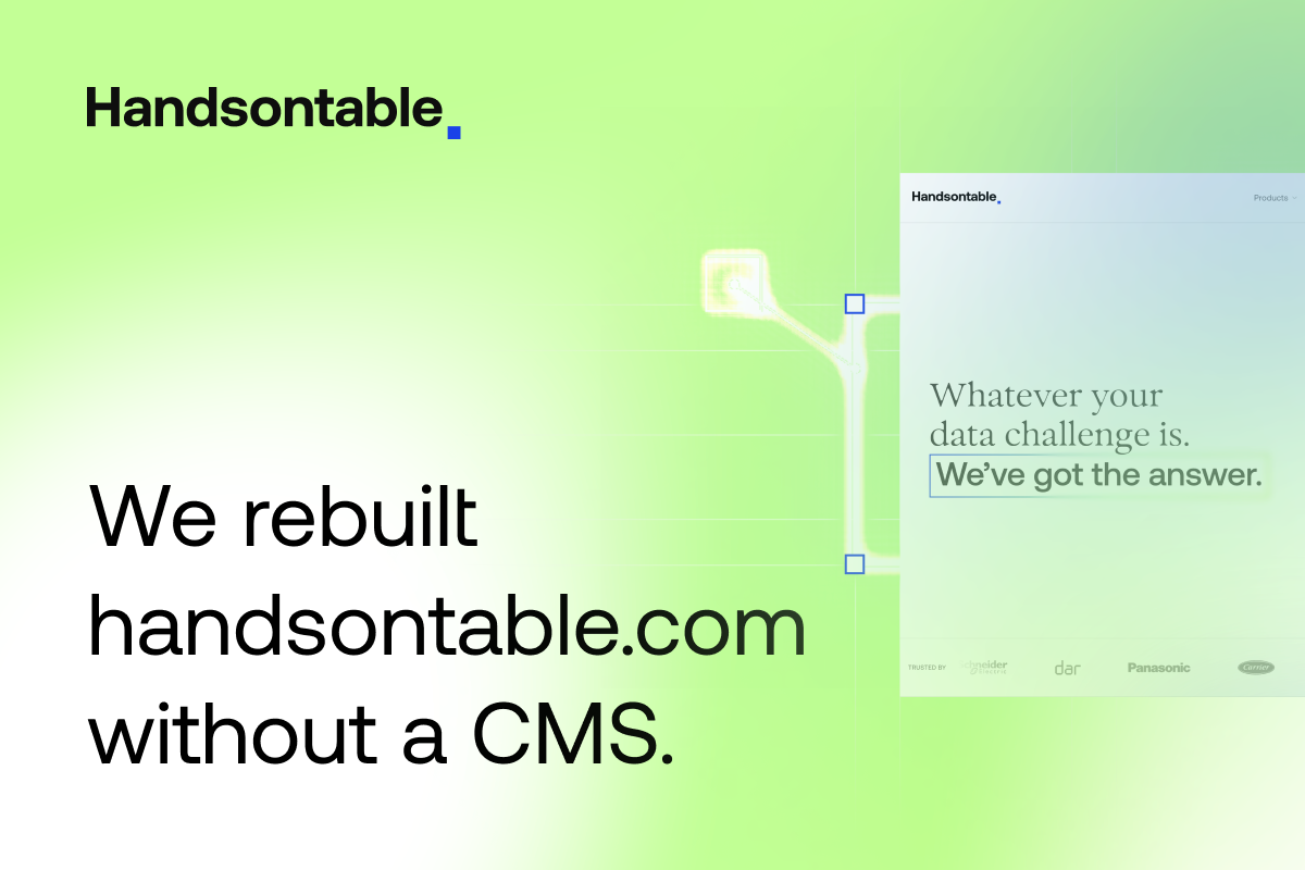 A vacuum never stays empty for long. We said good riddance to a CMS and ...