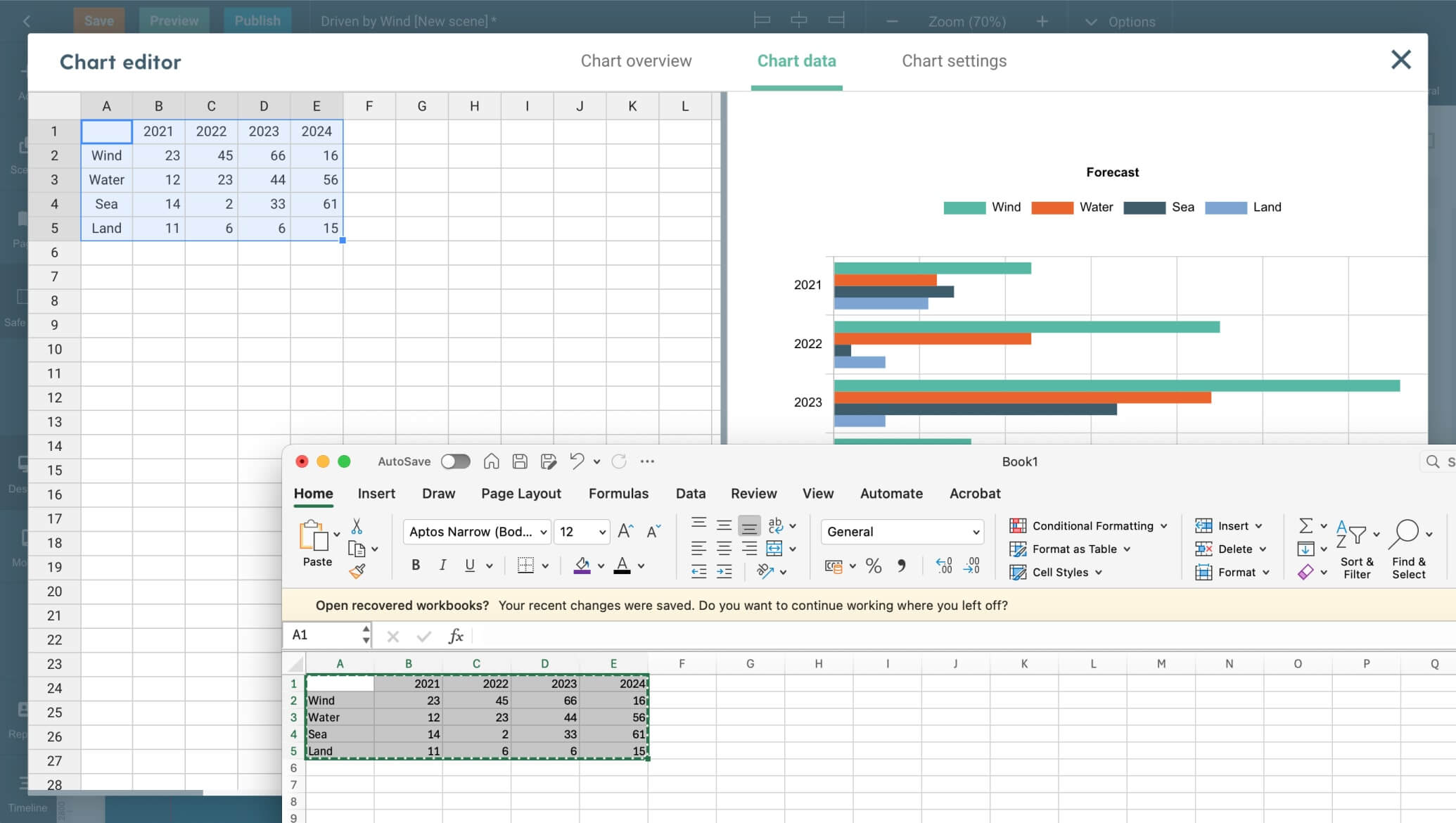 Table editor